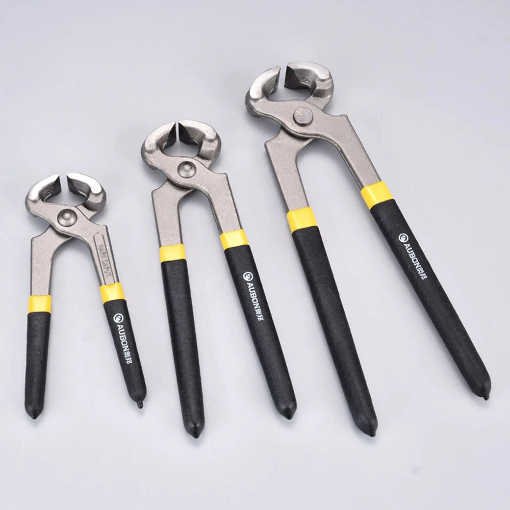 Nail Puller Pliers Pincers Nut Cracker Cutting Incision Steel Wire Hand Tools Crimping Tower Pincer 6