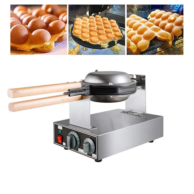 

Electric Egg Waffle Maker Hong Kong QQ Eggettes Maker Egg Bubble Muffin Machine Puff Cake Oven