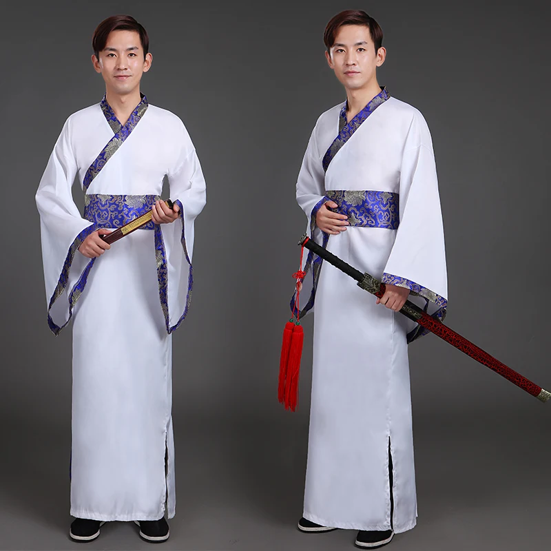 Hanfu-زي صيني تقليدي عتيق ، ملابس صيفية للرجال والنساء ، فستان طويل ، مهرجان ، فستان رقص