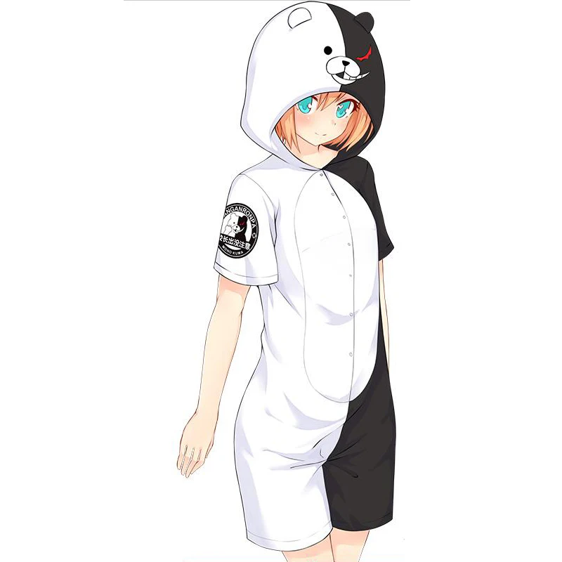 Danganronpa BEASTARS Naruro Natsume Yuujinchou Cosplay Onesies Pyjama Costume Monokuma Madara Halloween Pyjamas Sleepwear