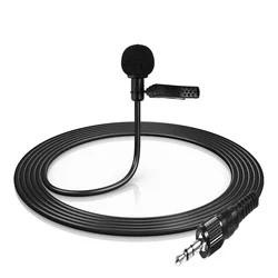 Canfon Omnidirectional Lavalier Condenser Microphone for Sony UTX-B1/B2/B03/40 UWP V1/D11/D21 Wireless System Compatible