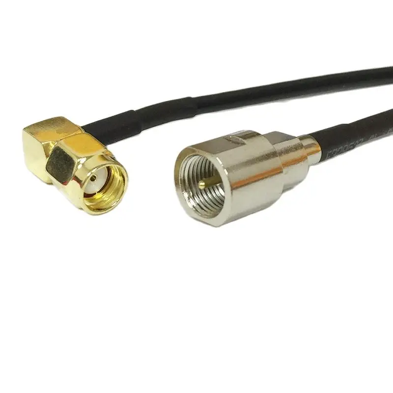 Neue Modem Koaxialkabel RP-SMA Stecker Rechtwinklig Schalter FME Stecker Rg174 Kabel 20 CM 8 "Adapter RF Jumper