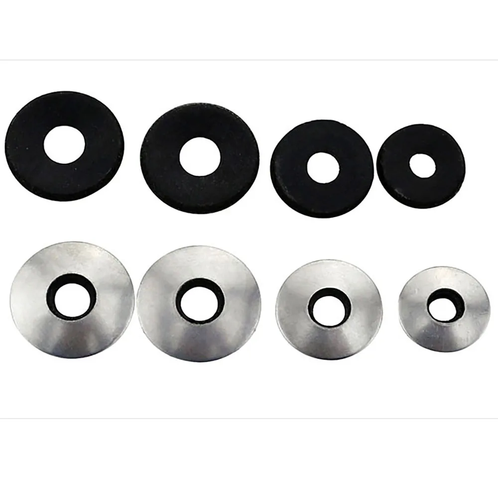 Arandelas impermeables EPDM, arandelas antideslizantes, Junta trasera de taladro, arandelas de sellado compuestas, arandelas lisas de acero