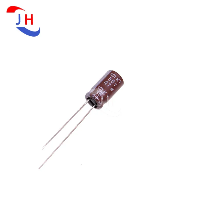 10PCS Electrolytic Capacitor 50v47uf 6.3*11 KY Series High Frequency And Long life 2.5mm Pin Distance 50V 47UF