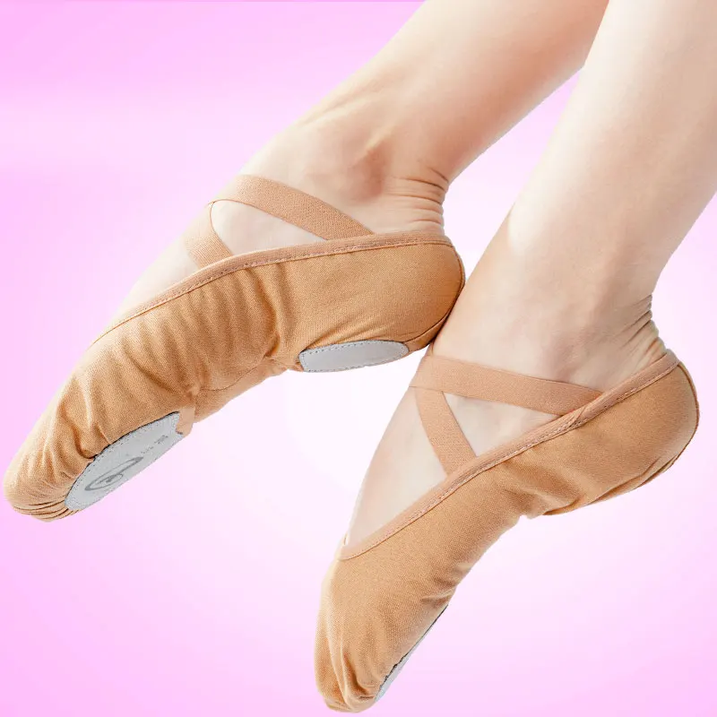 Women Ballet Training shoes Dance Adult Children Body ballet Shoes Soft Sole Professional Canvas Dance Shoes for Ballet