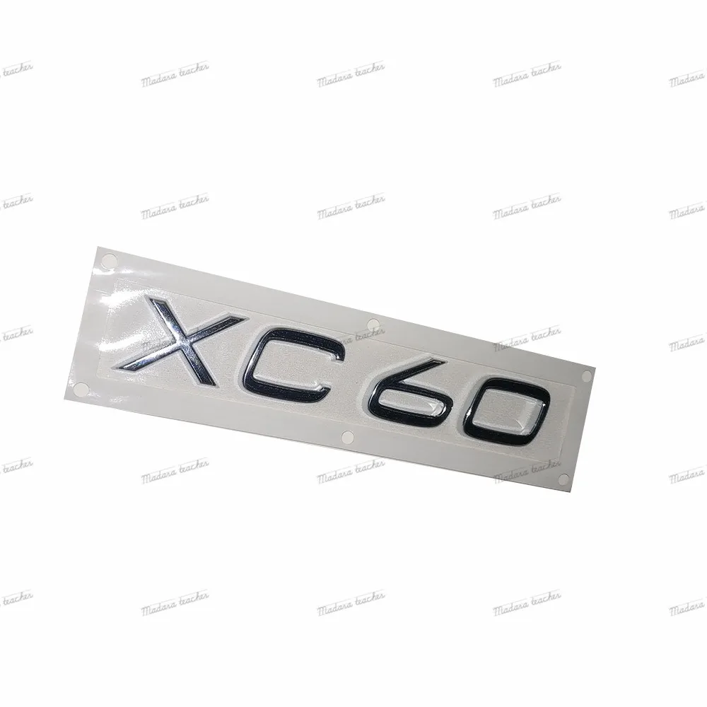 Car Rear Boot Trunk Lid Letters Badge Emblem Logo For VOLVO C70 C30 S60 XC90 XC60 V60 V40 S80 T5 T6 2.0T 2.5T AWD Car styling