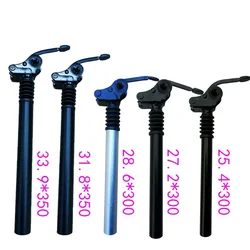 E-Bike Electric Folding Bike Shock Absorber Seat Post Alloy 25.4mm 27.2mm 28.6mm 31.8mm 33.9mm 34mm Folding Flipped Seat Post