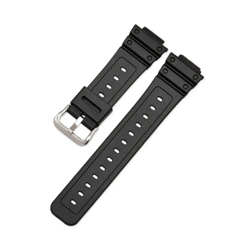 Watchband Watchband Wrist Strap Band Slicone Stainless Steel Buckle Adjustable Replacement for 5600 Series  DW-5600E DW-5700