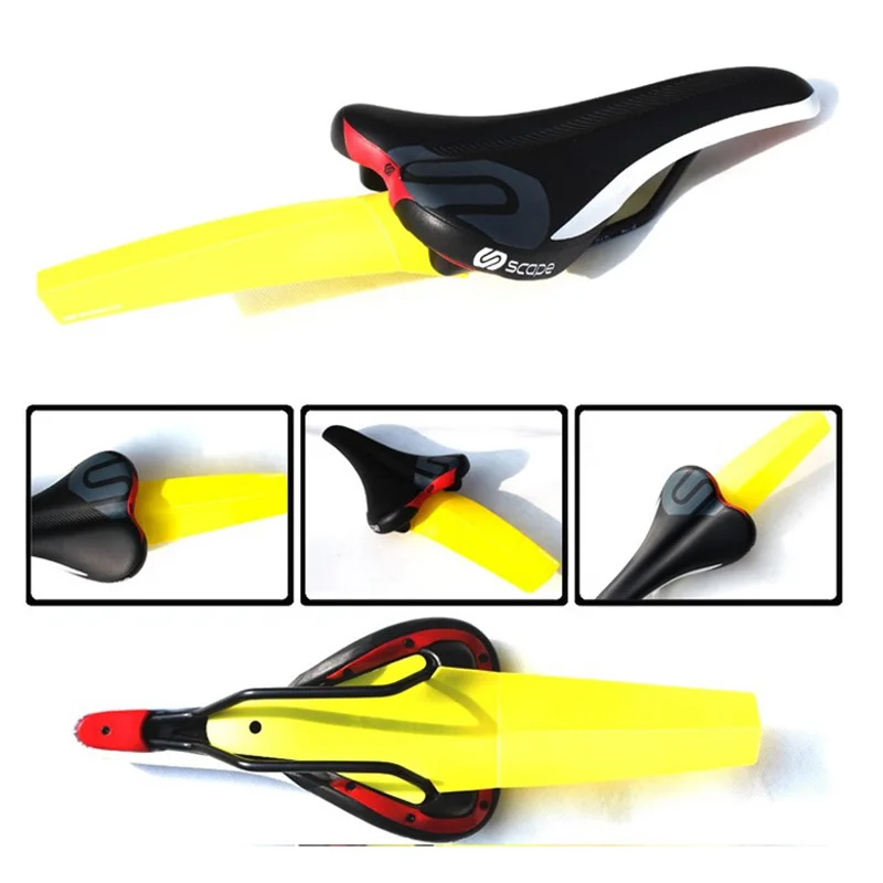 Bike Seat Fender Saddle Mud Guard Ass Removable Rear Cushion Mountain Bicycle Wings Fenders Wings Rack Mud Guard Accessories