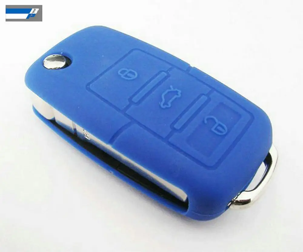 Silicone Remote Control Car Key cover Case for VW polo passat b5 golf 4 5 6 jetta mk6 tiguan Gol CrossFox Plus