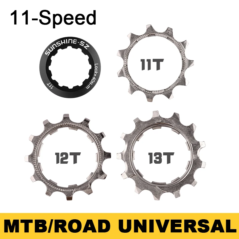 Mtb bicicleta de estrada roda livre cog 8 9 10 11 12 velocidade 11t 12t 13t cassete rodas dentadas acessórios para sram volante wuzei