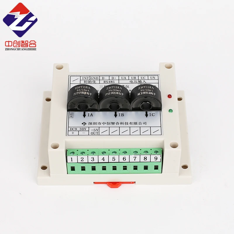 Three-phase Voltage, Current, Power, Energy and Electricity Meter, Motor Intermediate Frequency Power Collection 20-1000Hz