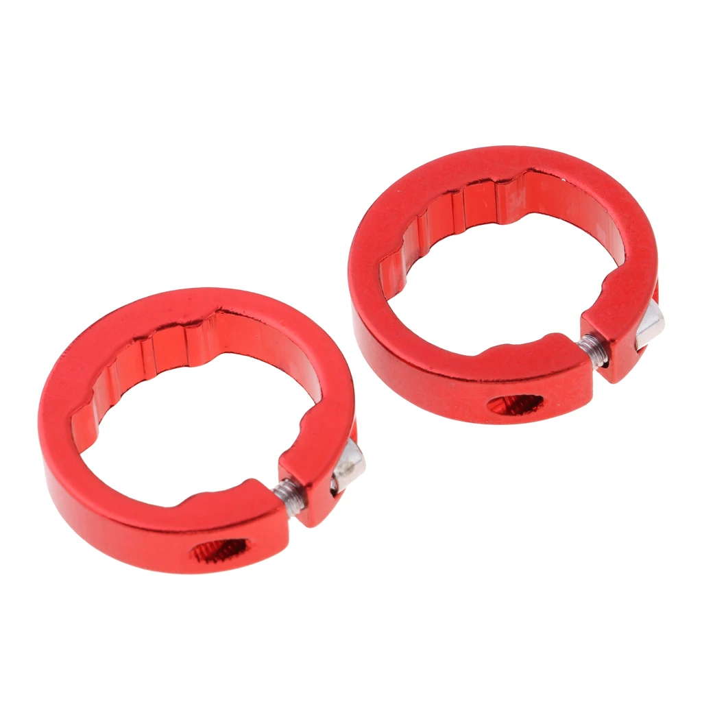 2pcs Lock Ring for Cycling Bicycle Bike Handlebar Grips Locking On Cycle Handle Bar Cover Grips End Fixed Rings for 22.2mm grips