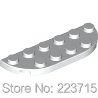 *1/2 Circle Plate 2X6* G899 20 pcs DIY enlighten block brick part No. 18980 Compatible With Other Assembles Particles33