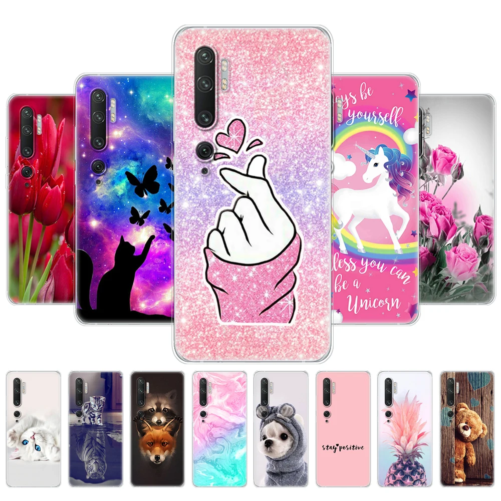 For xiaomi Mi Note 10 Case For xiaomi Mi Note 10 Pro Soft TPU Silicon Back Phone Cover For xiaomi MiNote10 MiNote10Pro Coque