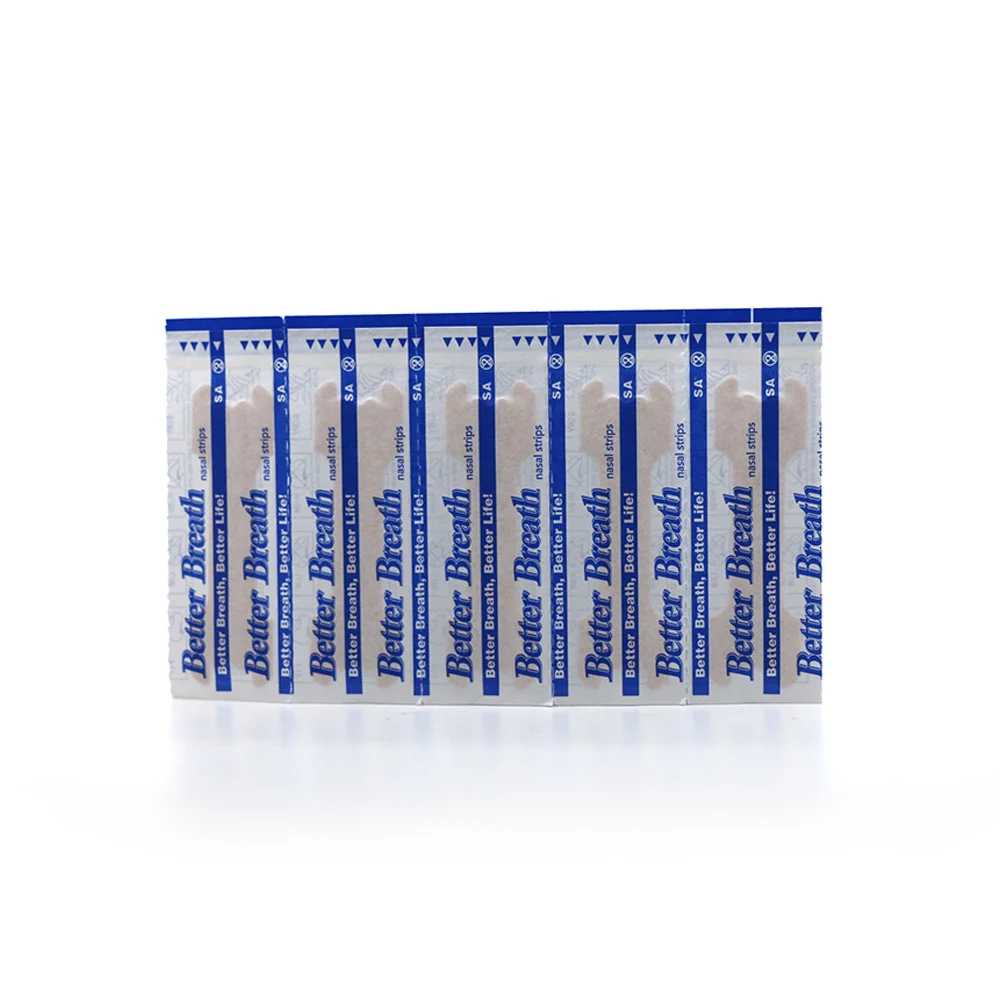 50pcs Better Breath Breathe Right Nasal Strips Nasal Patch Sleep Better Health Snoring Strips Anti Snoring Patch