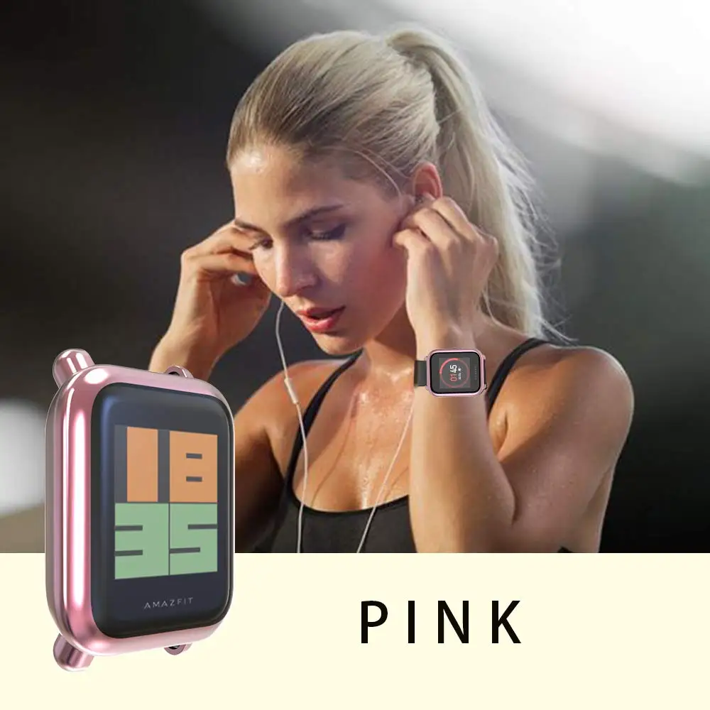 واقي شاشة لـ Xiaomi Amazfit Bip u pro pop pro ، حافظة واقية للساعة Huami Amazfit Bip U Pro S lite