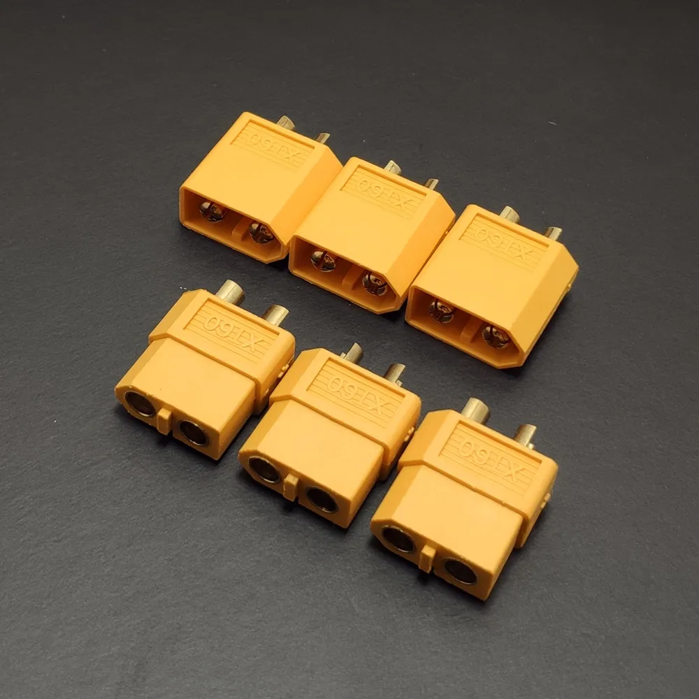 XT60 커넥터 플러그 RC 자동차 비행기 ESC Lipo 배터리 플러그, 전원 연결, 남성/여성 (10 쌍), 20 개