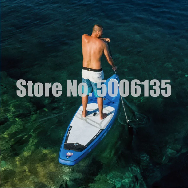 Inflável SUP305x76x15cm Paddle Board, Stand Up Surfboard, Multifuncional, Yoga, Pesca, Sup Board