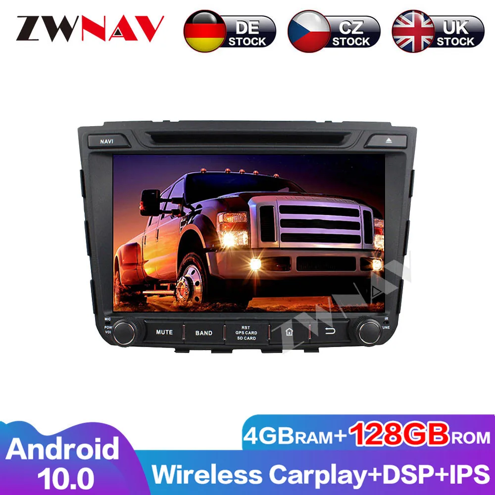 Carplay Auto Radio 128G Android 10 DSP Audio Navigation GPS For Hyundai IX25 2014-2015 Multimedia Head Unit Car DVD Player