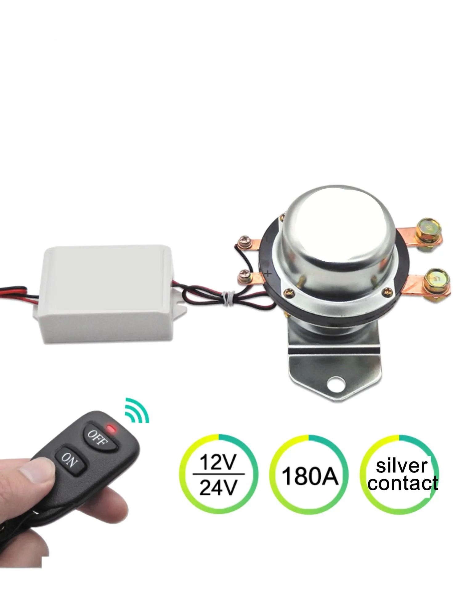 

Wireless Remote hand control copper Electromagnetic auto Battery Master Switches interior 12v 24v Isolator Master Switch part