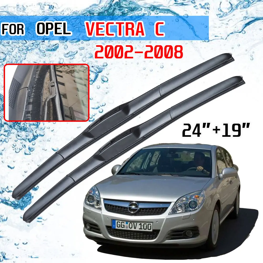 For Vauxhall Opel Vectra C 2002 2003 2004 2005 2006 2007 2008 Accessories Car Front Windscreen Wiper Blades Cutter U J Hook