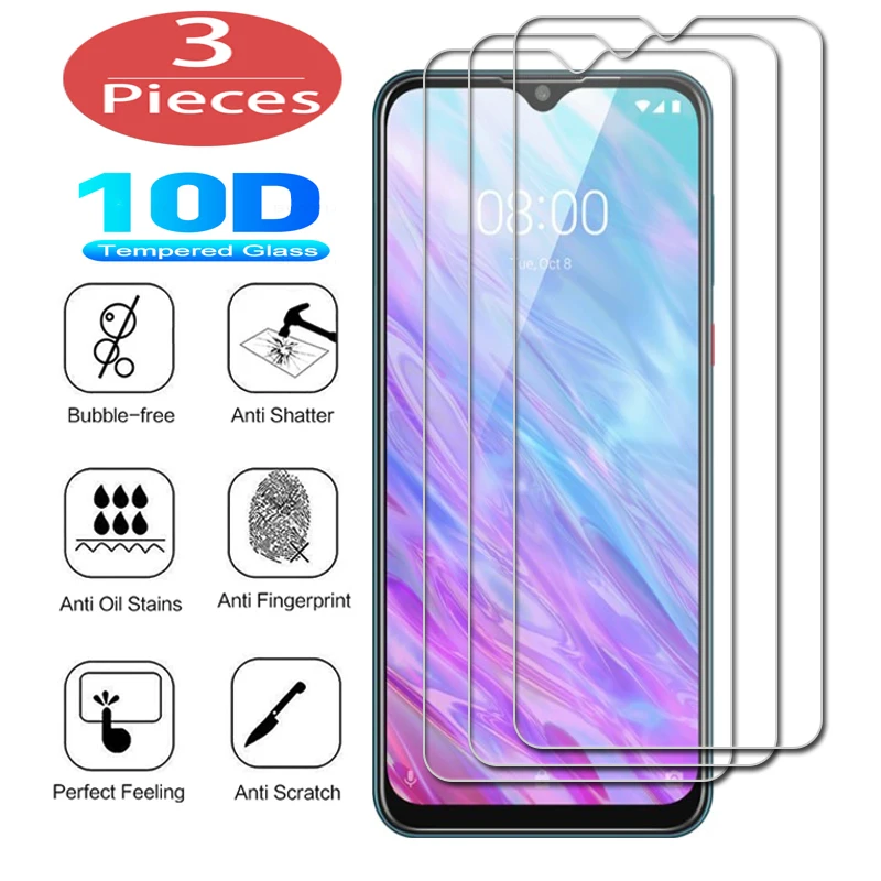 

3Pcs Protection Glass For ZTE Blade V2020 4G 5G Smart 20 A3 A5 A7 2019 2020 L8 V9 V10 Vita Tempered Screen Protective Cover Film