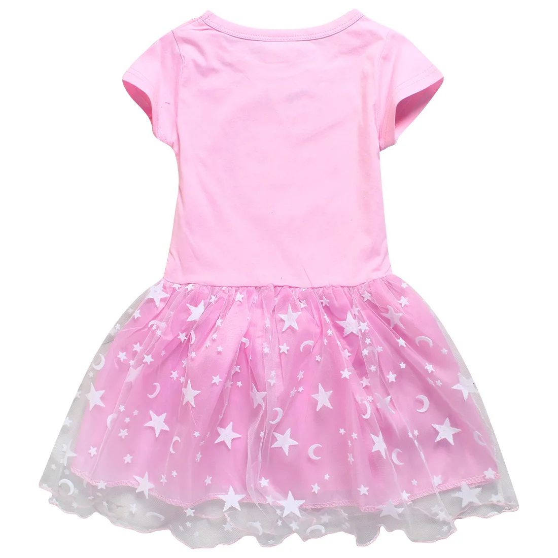 Gabby Cats 2021 Verão Crianças Vestidos para Meninas de Manga Curta T-shirt Vestido Bebê Crianças Roupas de Aniversário Dos Desenhos Animados Tastic Outfits