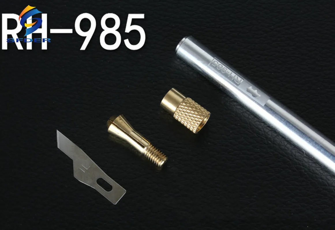Metal Pure Copper Chuck Cutter RH-984/985 For Mobile Phone Film/Screen Shovel Glue, Cutting Paper Painting Repair Tools