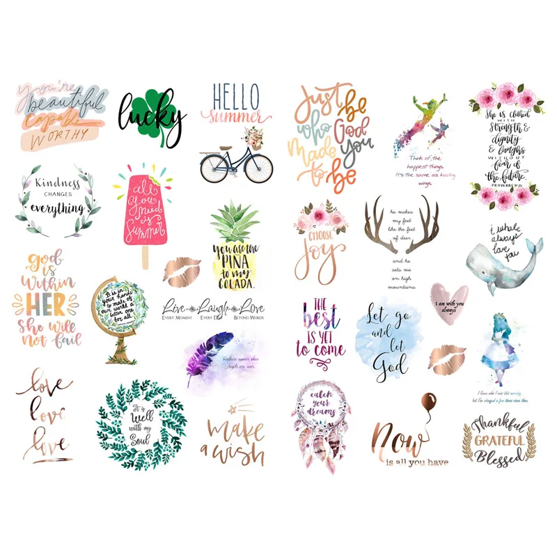 1 PCS Woman Daily Life Housework Words Precut Cute Aesthetic Book Journal Stickers Scrapbooking Stationery Office Art Supplies