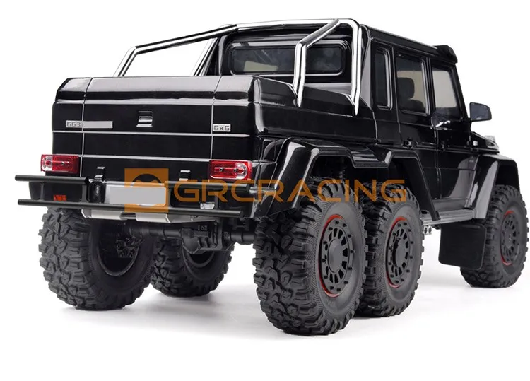 Per Traxxas Trx4 G500 / Trx-6 G63 paraurti posteriore fuoristrada paraurti posteriore Anti-collisione in metallo con piastra inferiore protettiva