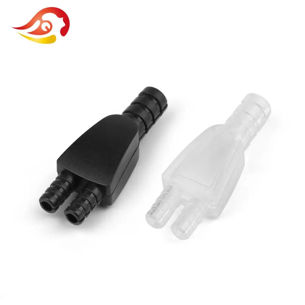 QYFANG 3.8mm to 2.2mm Strong ABS Plastic Earphone Y Splitter DIY Cable Cord Adapter Audio Jack Headphone Plug Accessories Parts