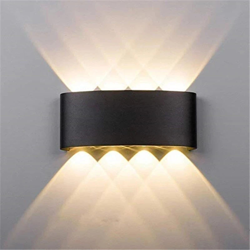Up and Down LED Wall Lamp Waterproof IP65 Aluminium Interior Wall Light For Bedroom Living Room Corridor Indoor Outdoor Lighting