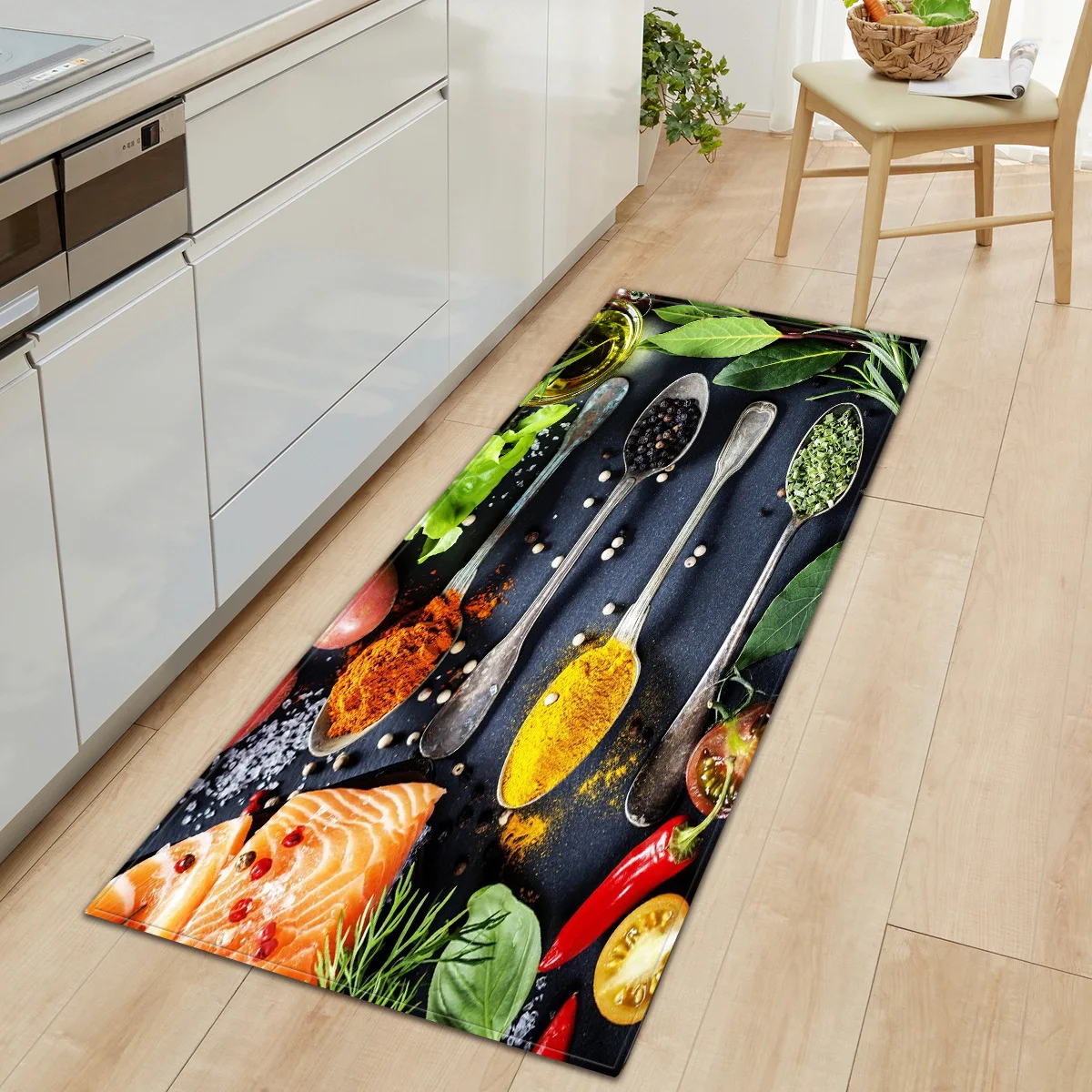 Long Kitchen Tableware Carpet Floor Rugs Home Entrance Doormat Tapete Absorbent Bedroom Living Room Modern Kitchen Rug