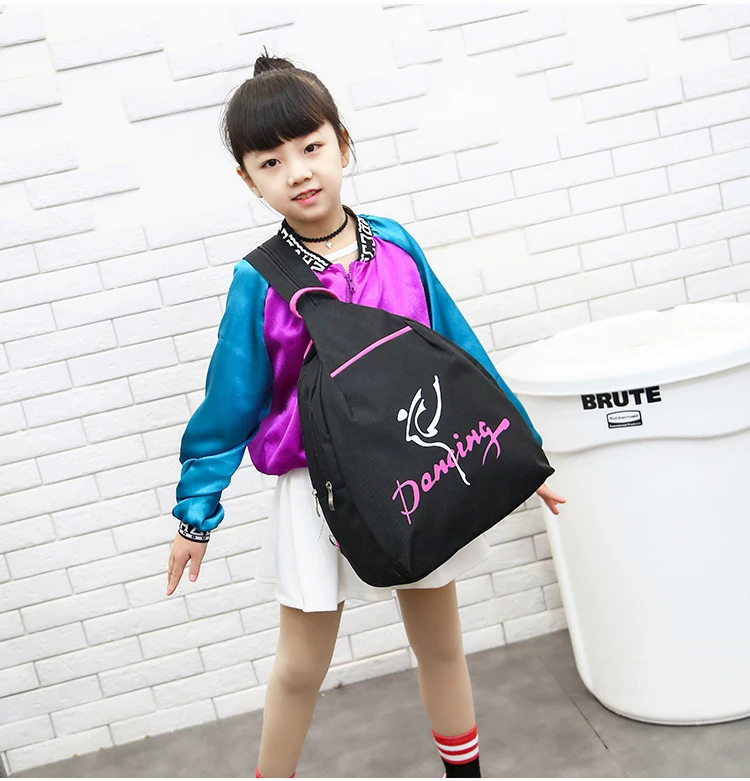 Kid Ballet Bag for Children Ballerina School Dance Shoulder Bag Kids Pink Gym Dancing Backpack Girls Ballet Dance Bags