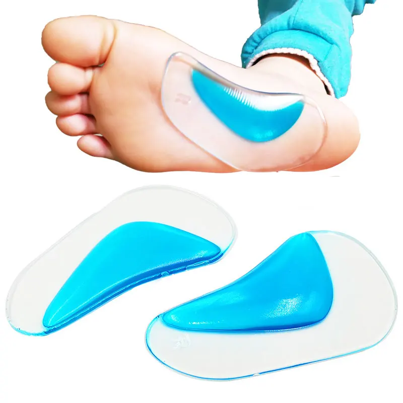 Đế Trong Orthotic Chuyên Nghiệp Hỗ Trợ Vòm Đế Chân Dẹp Flatfoot Corrector Giày Đệm Chèn Gel Silicone Chỉnh Hình Miếng Lót