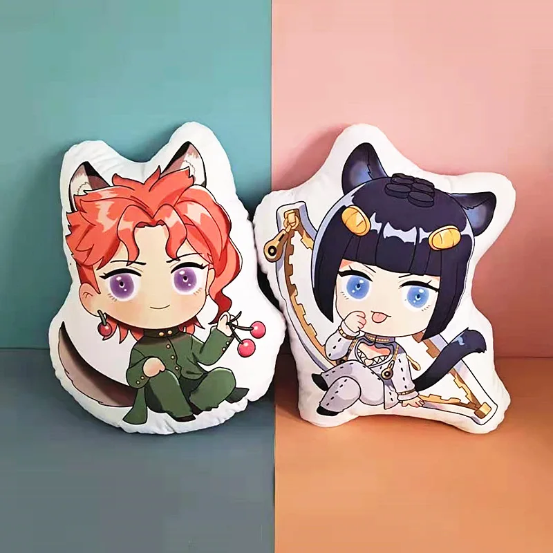 10cm JoJo's Bizarre Adventure Plush Doll Anime JoJo Kujo Jotaro Kakyoin Noriaki Plush Key Pendant Cute Anime Soft Plush Pillow