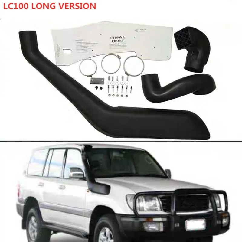 4*4  EXTERIOR PARTS LLDPE Snorkel KIT SET Air Intake Snorkel Kit Set FIT FOR LX470 FJ100 LC100 LAND CRUISER 4700 1998-2007 CAR