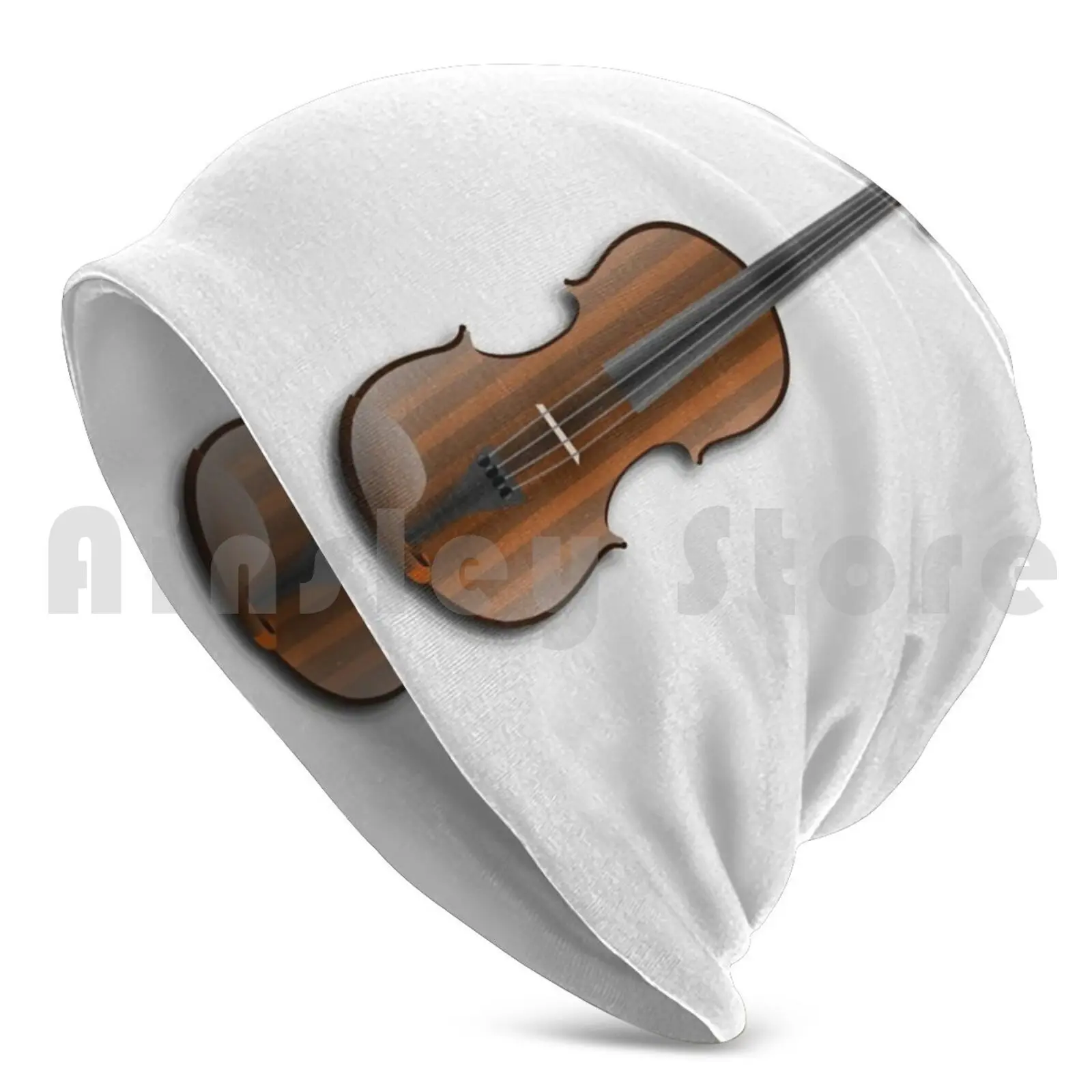 Orchestral Instrument Beanie Hedging Cap DIY Print Cushion Orchestra Orchestral Viola Violin Cello Bass String Strings