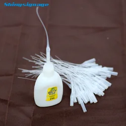 50pcs Glue Dropping Tube Nozzle Adhesive Tool Saving Sign-Making Plastic Mouth