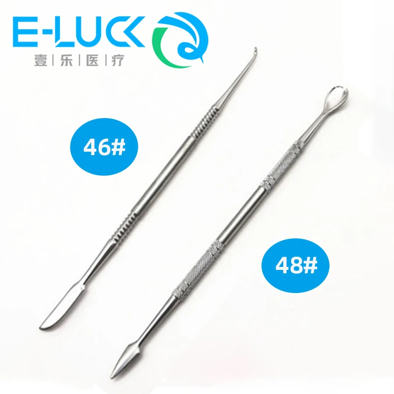 1Pcs Dental Wax Sculpting Knife Double Side Carving Knife Dentist Trimming Gums Tool Dental Stainless Stee Tool