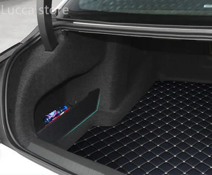 Car Trunk Side storage organizer for Cadillac XT4 XT5 XT6 CT4 CT5 CT6 Car trunk storage plate accessories Modification