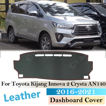 PU leather For Toyota Kijang Innova 2 Crystal AN140 2016-2021 Dashboard cover protective pad accessories sun visor Anti-UV carpet