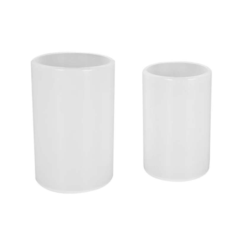 2 Sizes Cylinder Candle Molds Silicone Mold for Candle Making, Pillar Candles Resin Mould Epoxy Resin Casting Molds