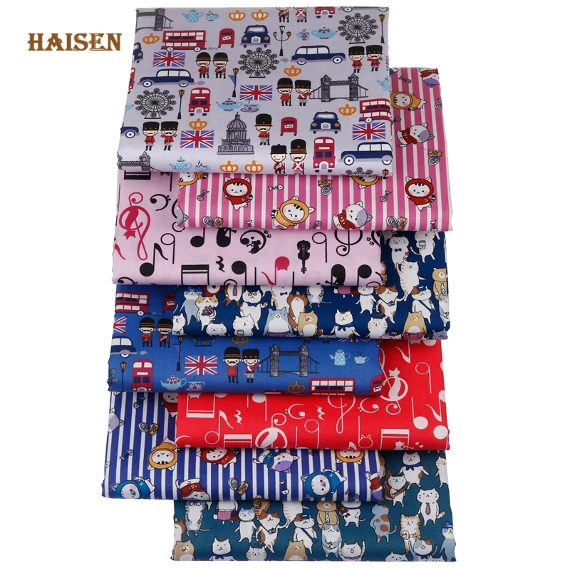 Cartoon Soldier Series 100%Cotton Fabrics Printed Twill Meter Cloth For DIY Sewing Quilting Baby&Child Bedsheet Textile Material