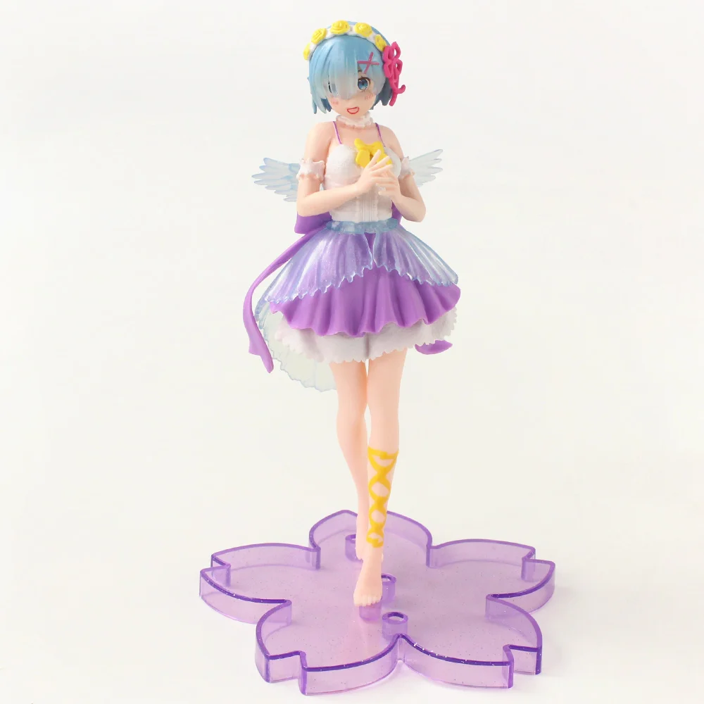 19cm Anime Re:Life In A Different World From Zero Ram Figurine PVC Collectible Model Toys Dolls