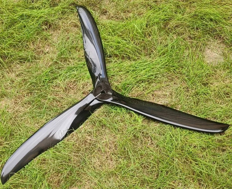 Nitro 200 Engine Paramotor Carbon Propeller, Stroke Reduction Ratio 2.7 Powered Paraglider, 125cm, 3 Blades