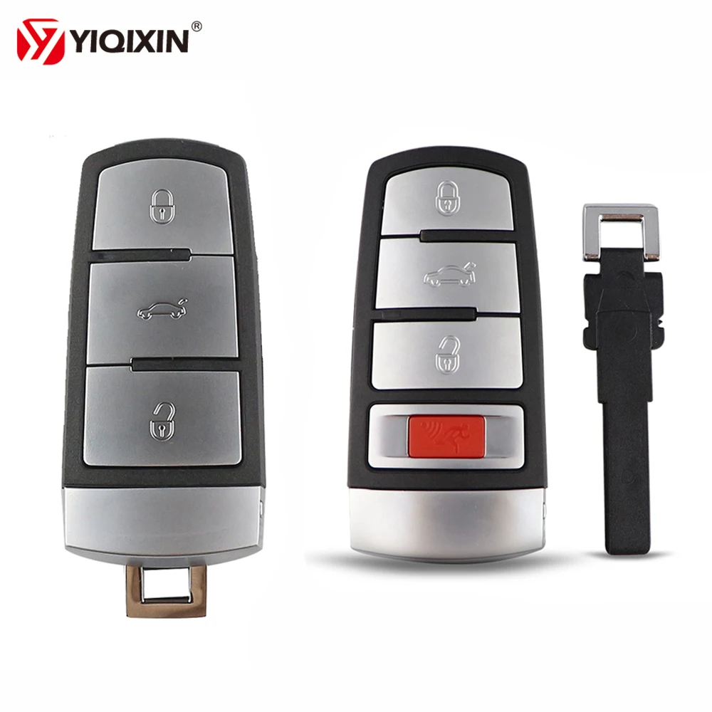 YIQIXIN Smart Remote Key Keyless Case Shell For Volkswagen VW Passat CC B6 B7 B7L CC R36 Maogotan B5 Passat 3C 3/4 Button