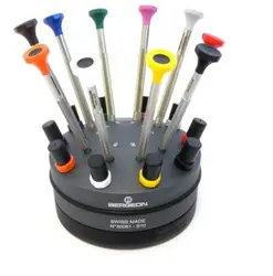 BERGEON 30081-S10 WATCHMAKERS ERGONOMIC 10 PIECE SCREWDRIVER SET - HS30081-S10