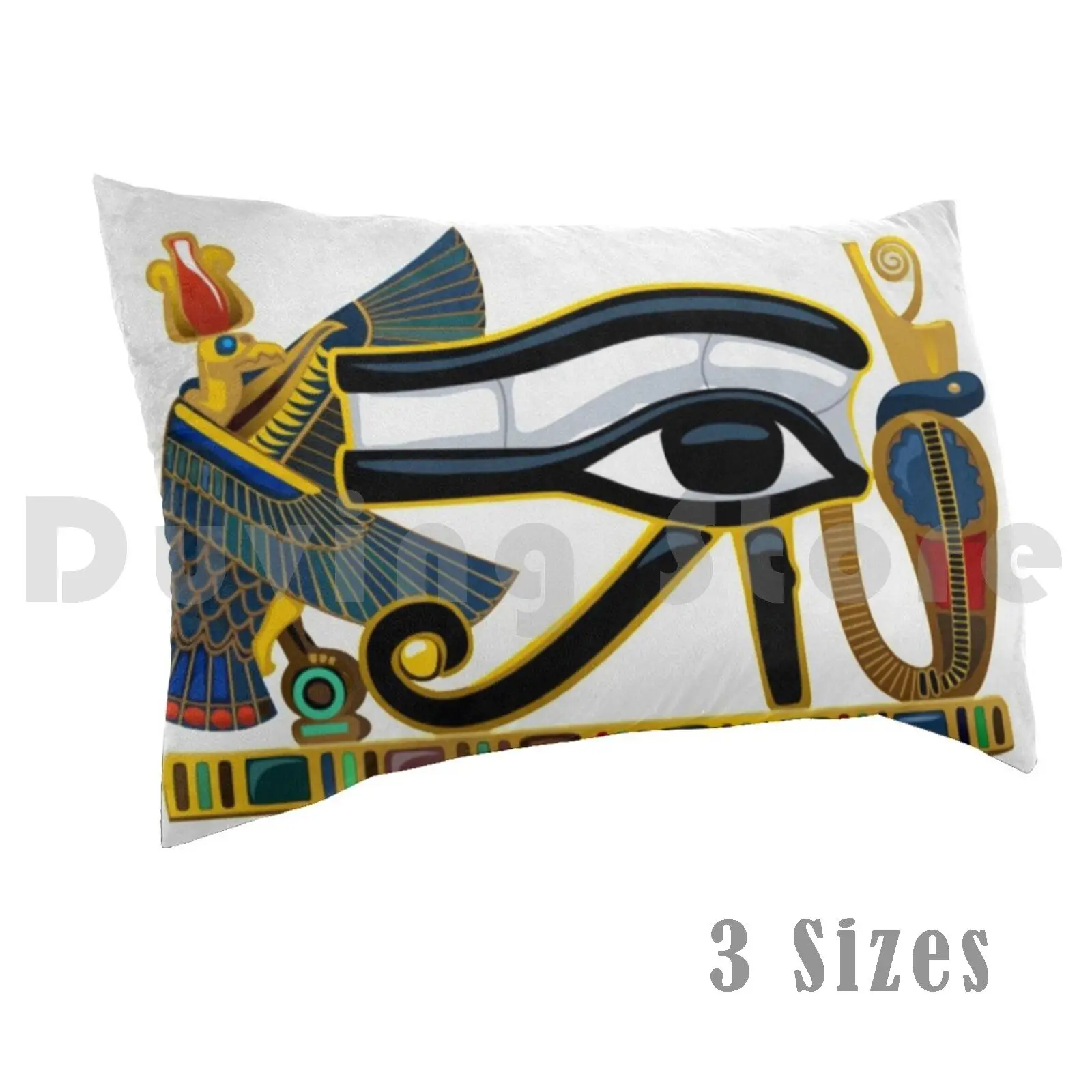 Ancient Egypt Pillow Case Printed 50x75 Egypt Ancient Ancient Egypt Egyptian Pharaoh Goddess Gold Queen Anubis